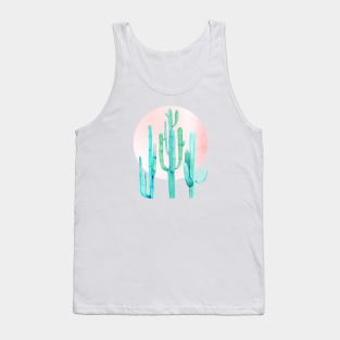 Rose Gold Cactus Sunshine III Tank Top